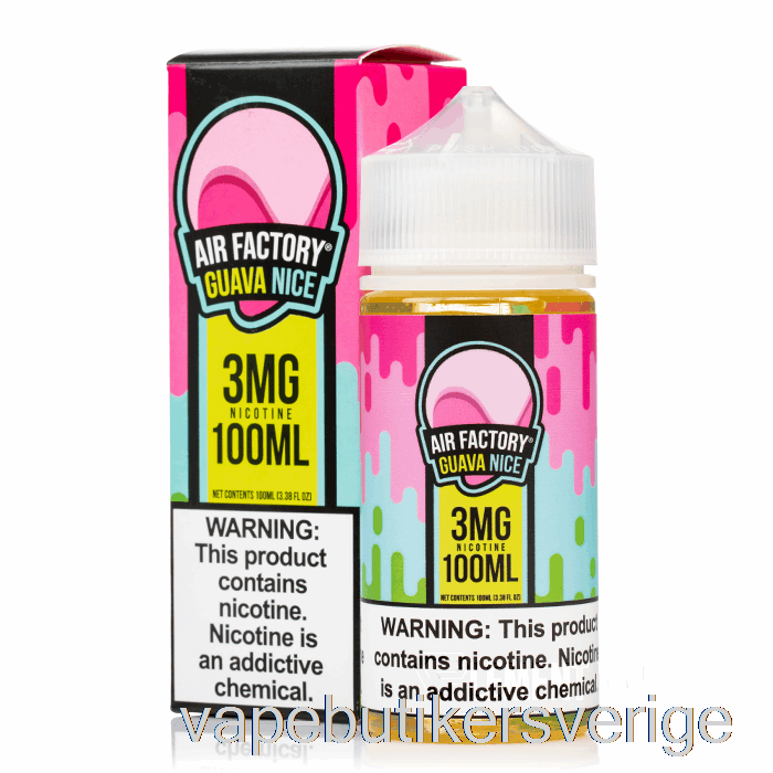 Vape Sverige Guava Nice - Air Factory - 100ml 6mg